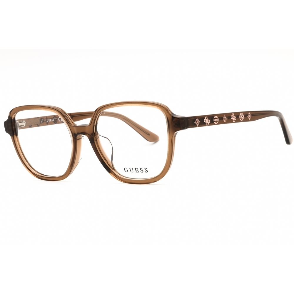 NWT Guess GU50154-D Dark Brown Rectangle 52mm Eyeglasses